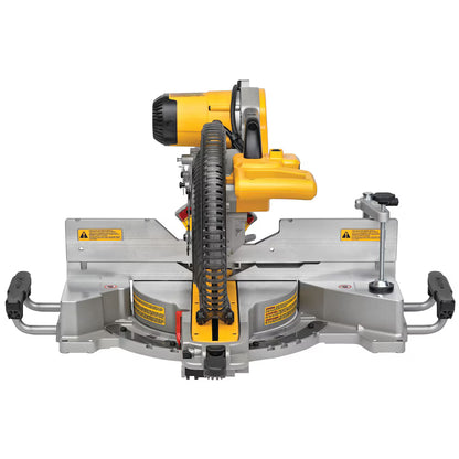 DEWALT DWS780 15 Amp Corded 12-Inch Double Bevel Sliding Compound Miter Saw, Blade Wrench and Material Clam