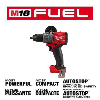 Milwaukee 2904-20 Tool M18 FUEL 18-Volt Lithium-Ion Brushless Cordless Next Generation 1/2 inch Hammer Drill/Driver (Tool Only)