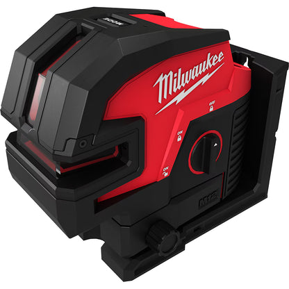 Milwaukee 3624-21 Tool M12 Green Cross Line & 4-Points Laser Kit