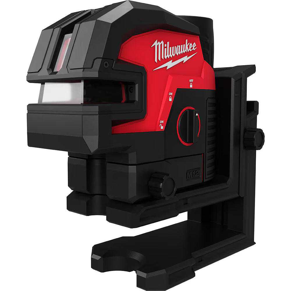 Milwaukee 3624-21 Tool M12 Green Cross Line & 4-Points Laser Kit