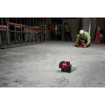 Milwaukee 3624-21 Tool M12 Green Cross Line & 4-Points Laser Kit