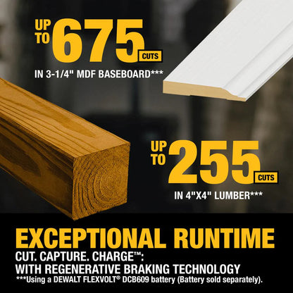 DEWALT DCS781B FLEXVOLT 60V MAX 12 Inch Sliding Miter Saw (Tool-Only)