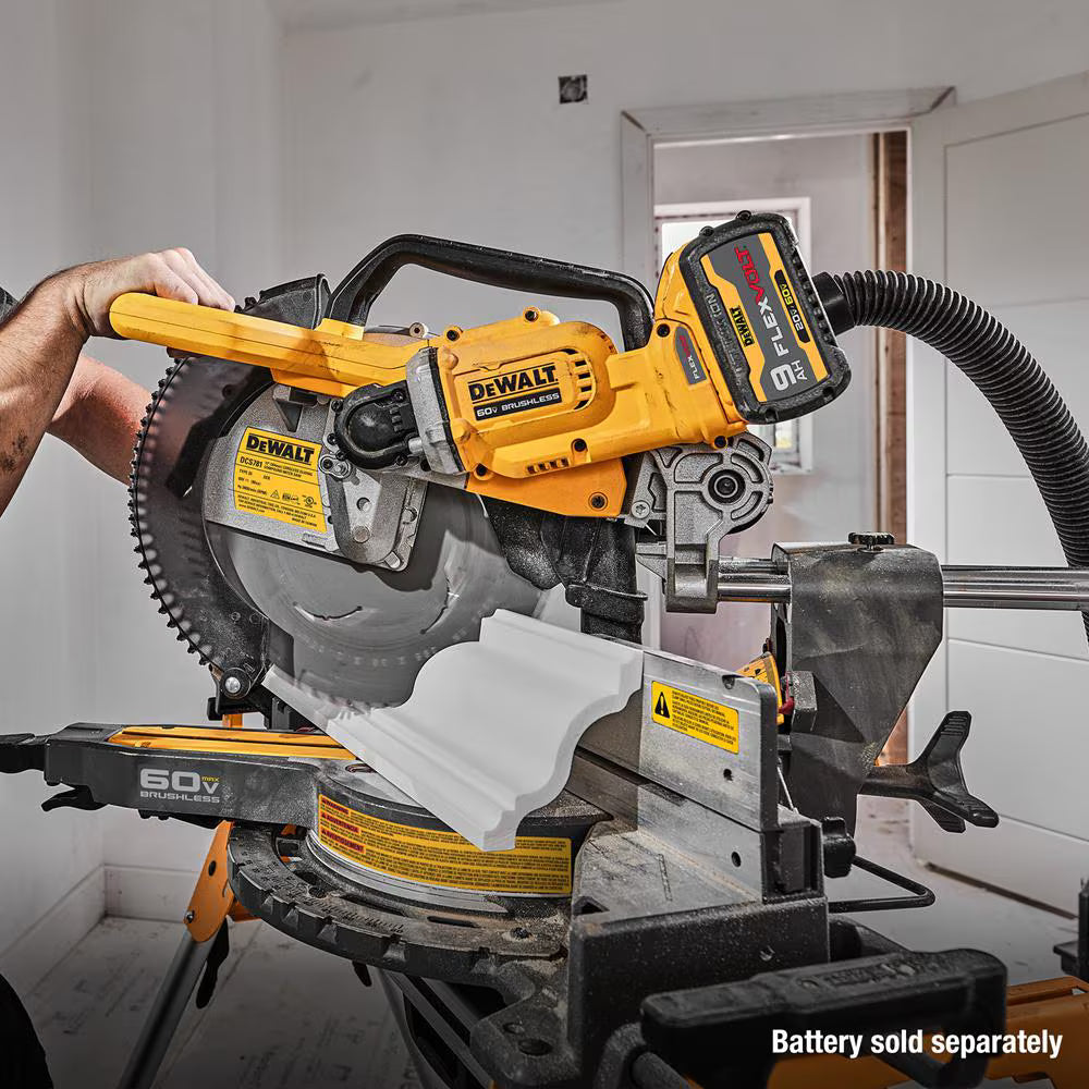 DEWALT DCS781B FLEXVOLT 60V MAX 12 Inch Sliding Miter Saw (Tool-Only)