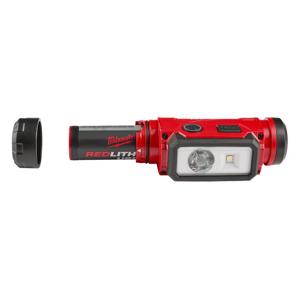 Milwaukee 2163-21 Tool REDLTHIUM 600 Lumen USB Rechargeable Hard Hat Headlamp