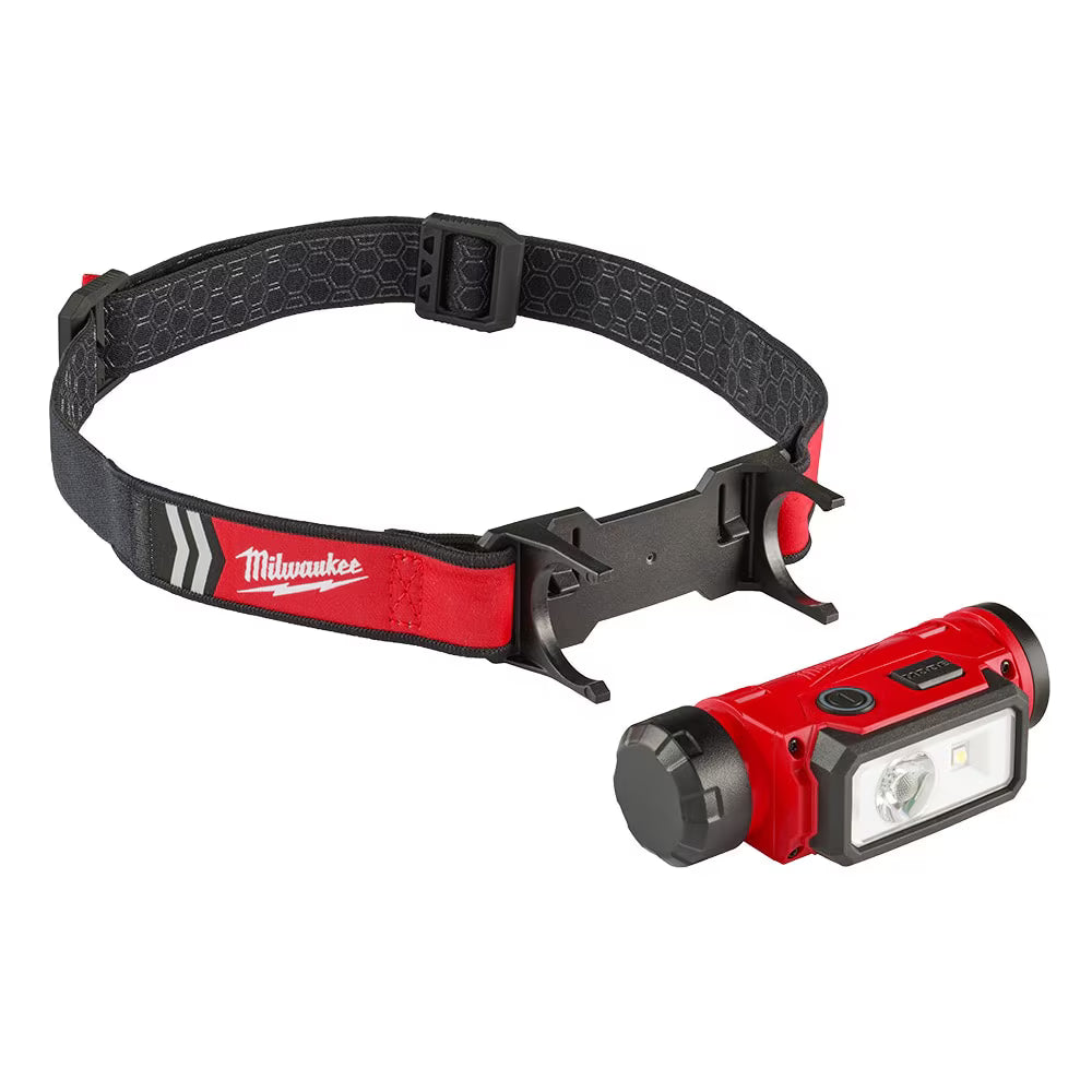 Milwaukee 2163-21 Tool REDLTHIUM 600 Lumen USB Rechargeable Hard Hat Headlamp