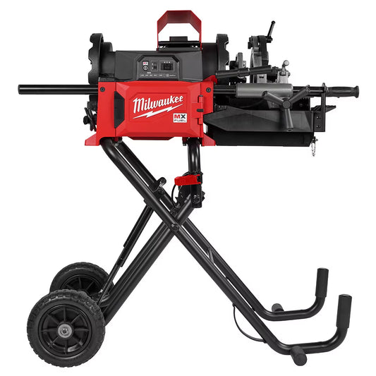 Milwaukee MXF512-2XC Tool MX FUEL Lithium-Ion Cordless 1/2-inch to 2-inch Pipe Threading Machine Kit with (2) Batteries and Charger