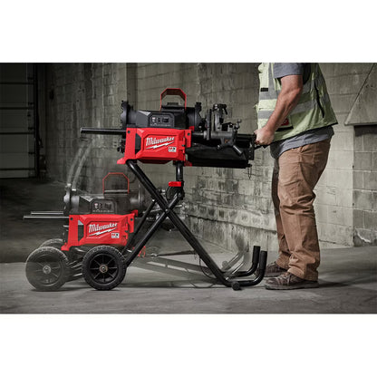 Milwaukee MXF512-2XC Tool MX FUEL Lithium-Ion Cordless 1/2-inch to 2-inch Pipe Threading Machine Kit with (2) Batteries and Charger