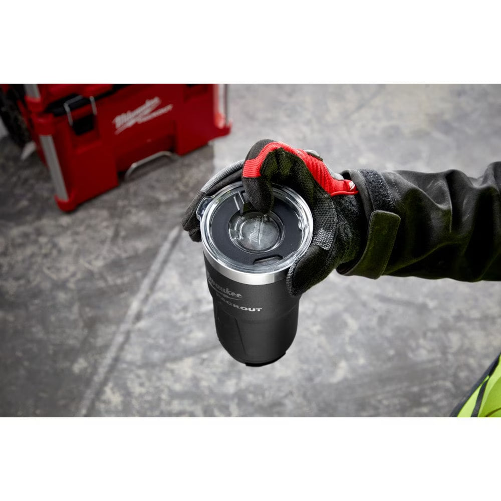 Milwaukee 48-22-8392B Tool PACKOUT Black 20 oz. Tumbler