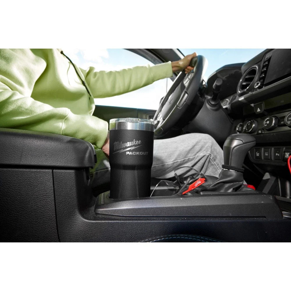Milwaukee 48-22-8392B Tool PACKOUT Black 20 oz. Tumbler