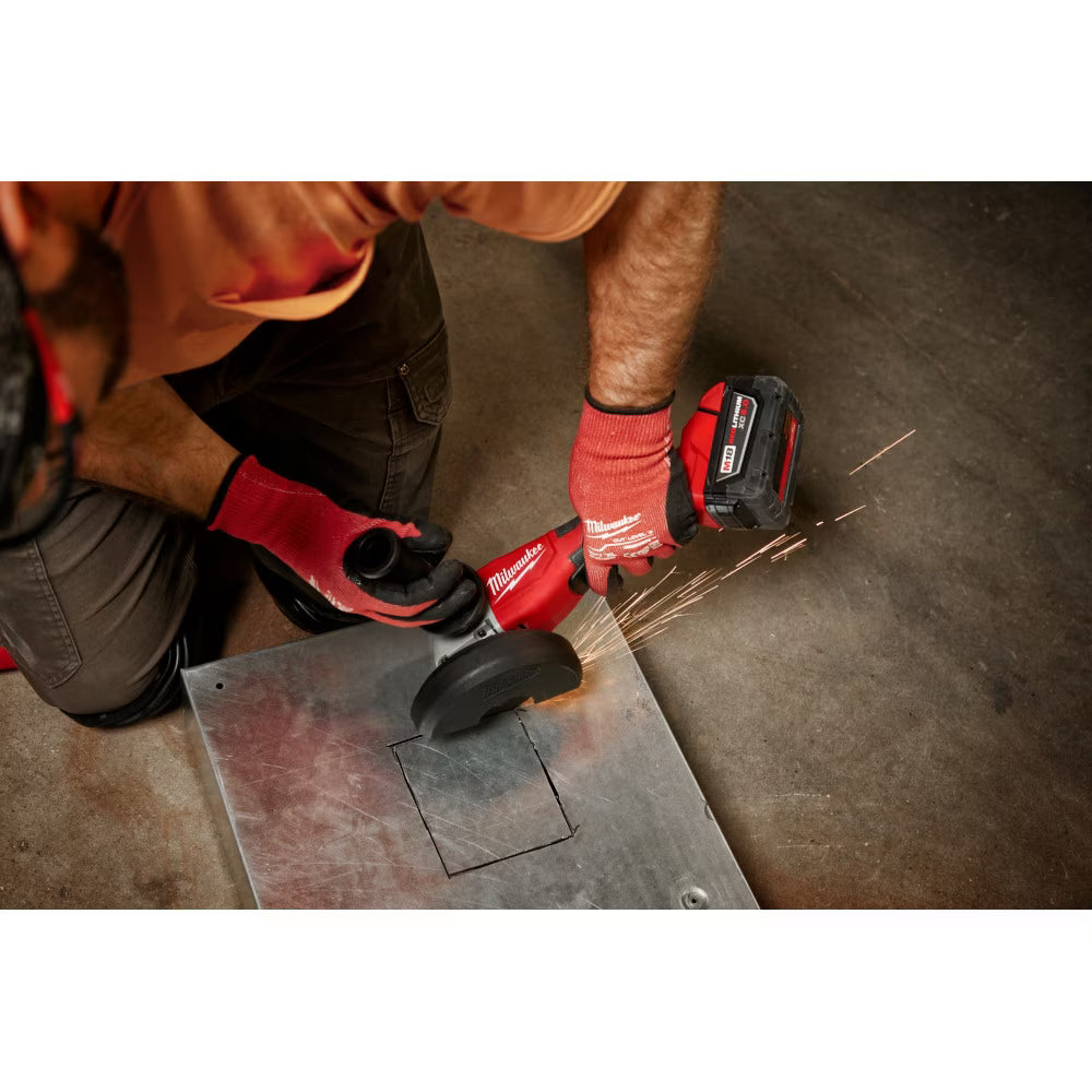 Milwaukee 2686-20 Tool M18 18-Volt Lithium-Ion 4-1/2inch / 5inch Cordless Brushless Cut-Off Grinder with Paddle Switch (Tool-Only)