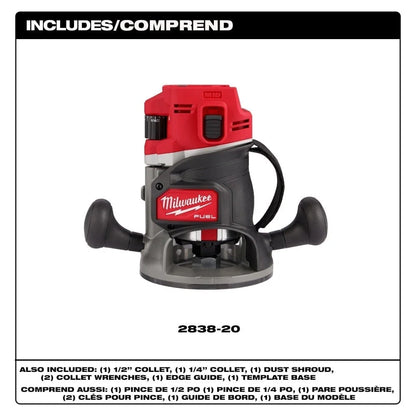 Milwaukee 2838-20 Tool M18 FUEL 18-Volt Lithium-Ion Cordless Brushless 1/2 inch (Tool-Only)