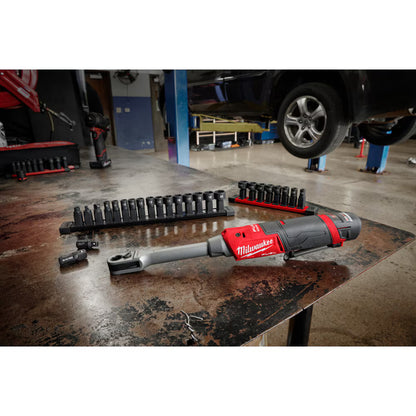 Milwaukee 3050-20 Tool M12 FUEL INSIDER 12V Li-Ion Brushless Cordless 1/4 in- 3/8 in Extended Reach Box Ratchet (Tool-Only)