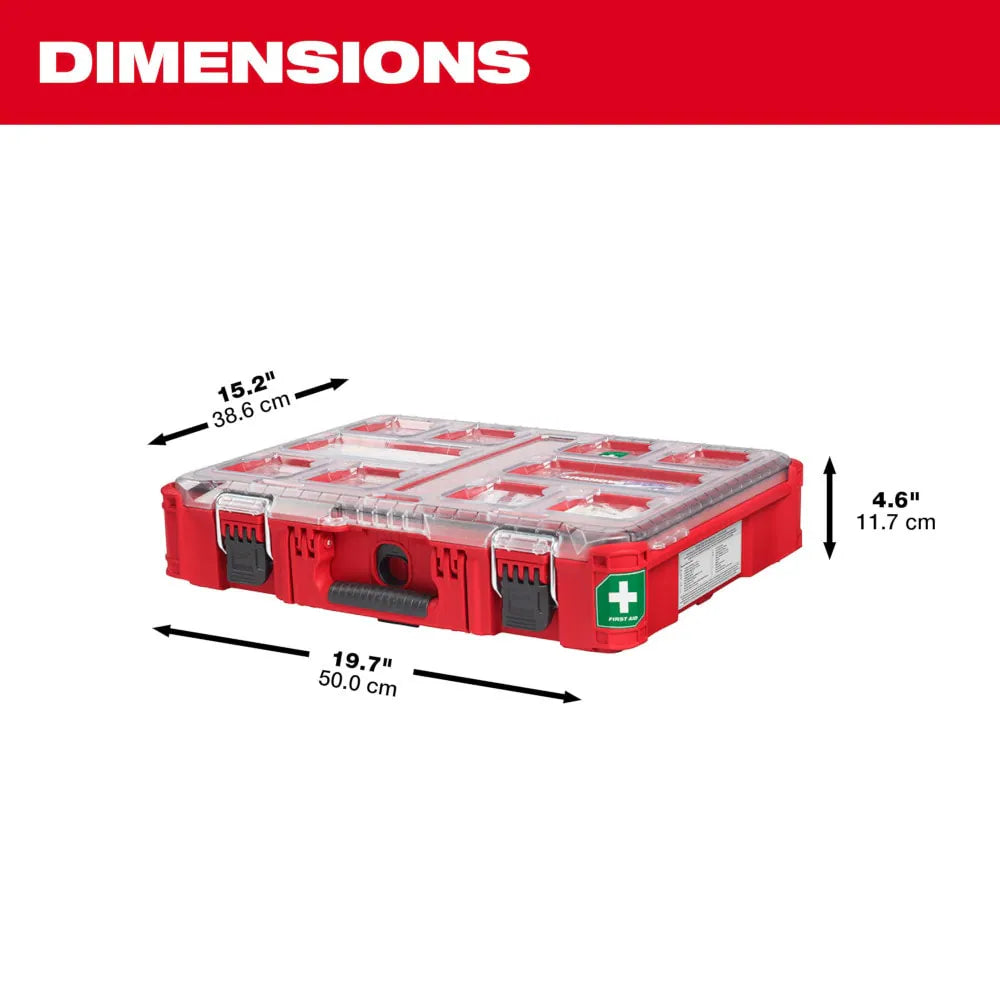 Milwaukee 48-73-8430N Tool PACKOUT First Aid Kit Type III INTERMEDIATE SMALL (112-Piece)