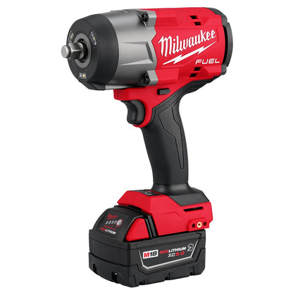 Milwaukee 2967-21F Tool M18 FUEL 18-Volt Lithium-Ion 1/2 inch High Torque Impact Wrench with Friction Ring Kit with FORGE 6.0 Battery