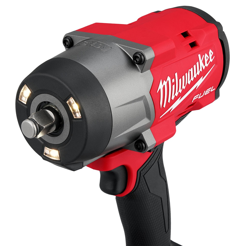 Milwaukee 2967-21F Tool M18 FUEL 18-Volt Lithium-Ion 1/2 inch High Torque Impact Wrench with Friction Ring Kit with FORGE 6.0 Battery