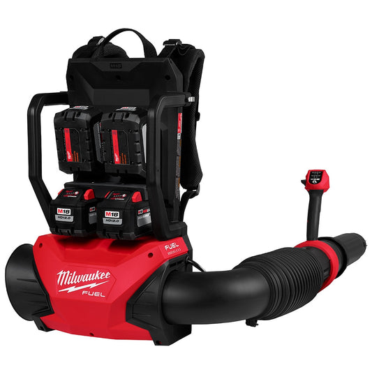 Milwaukee M18 FUEL 3009-24HD Backpack Blower Kit | 155 MPH / 650 CFM | Includes 4×12.0Ah Forge Batteries & 2 Dual Chargers