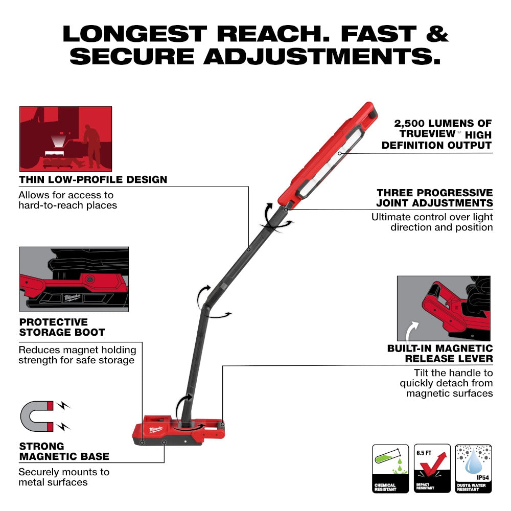 Milwaukee 2129-20 Tool M18 Magnetic Extendable Boom Light