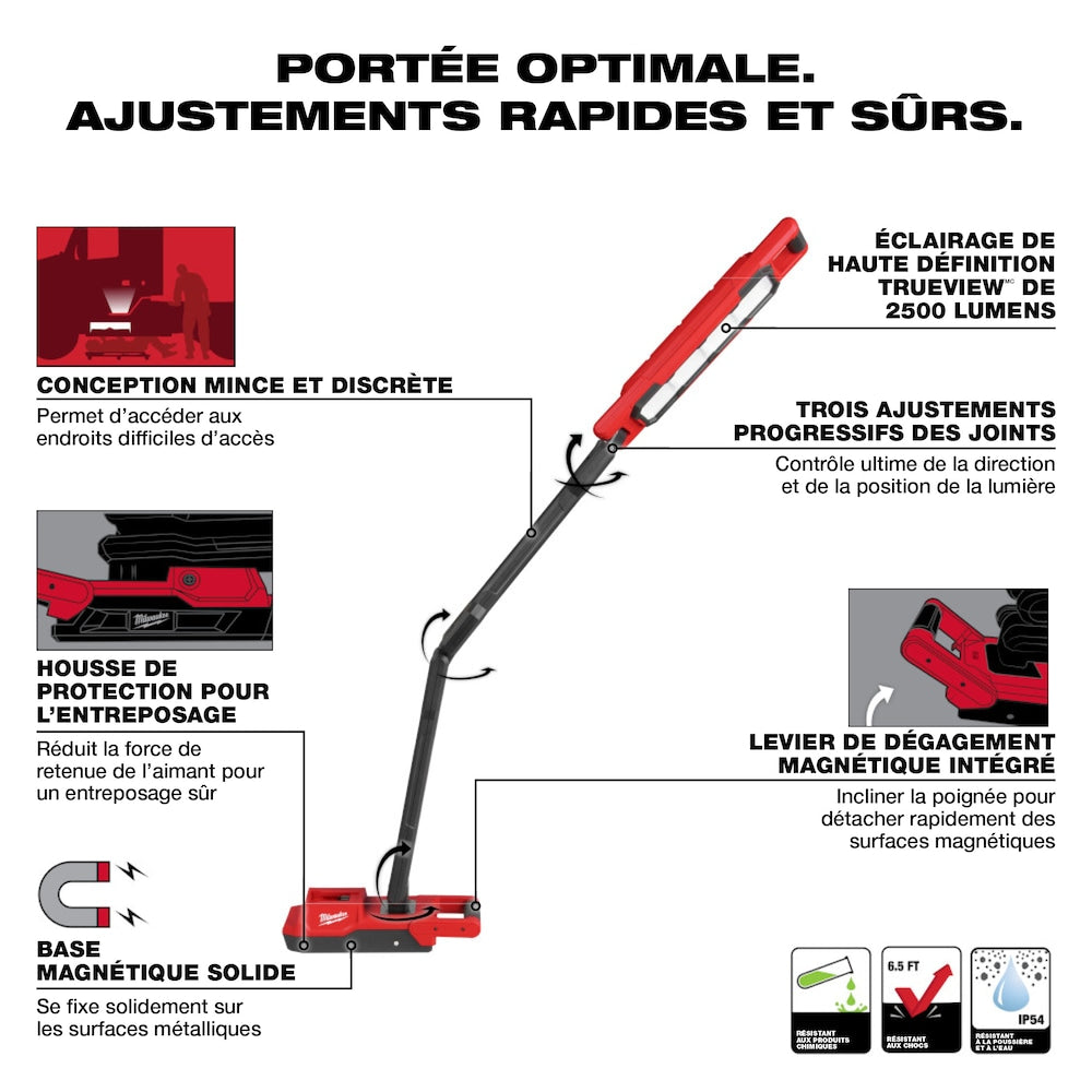 Milwaukee 2129-20 Tool M18 Magnetic Extendable Boom Light