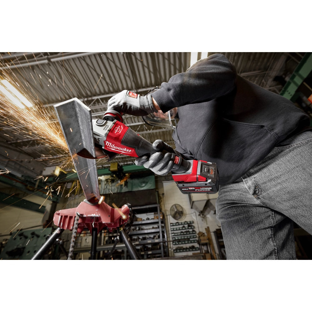 Milwaukee 3670-20 Tool M18 FUEL 18-Volt Lithium-Ion Brushless Cordless 4-1/2 in./6 in. Braking Grinder with Paddle Switch (Tool-Only)