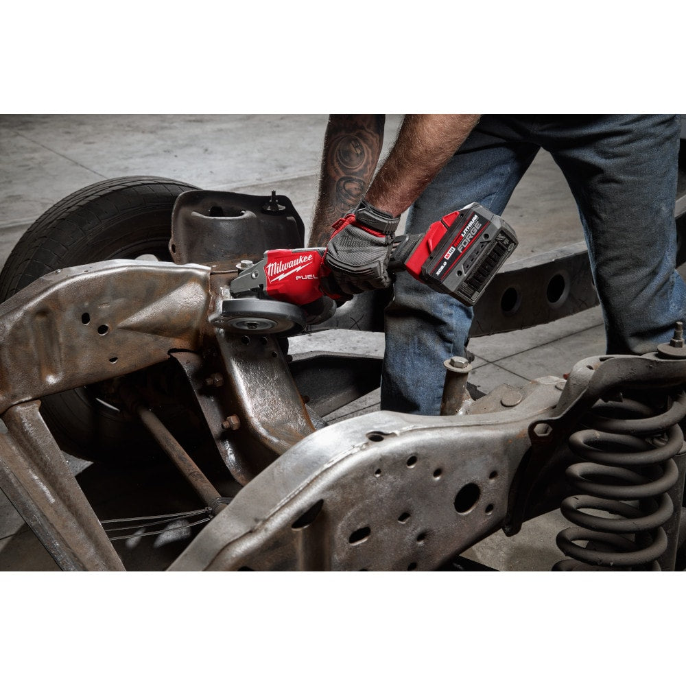 Milwaukee 3670-20 Tool M18 FUEL 18-Volt Lithium-Ion Brushless Cordless 4-1/2 in./6 in. Braking Grinder with Paddle Switch (Tool-Only)