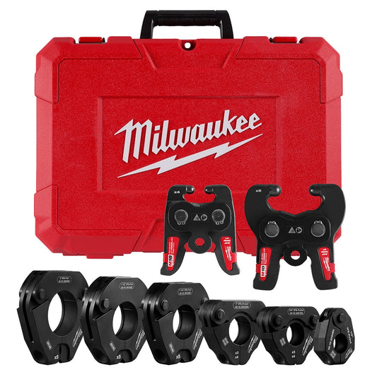 Milwaukee M18 FORCE LOGIC® Press Ring Kit | 1/2"–2" IPS-P Pivoting Press Ring