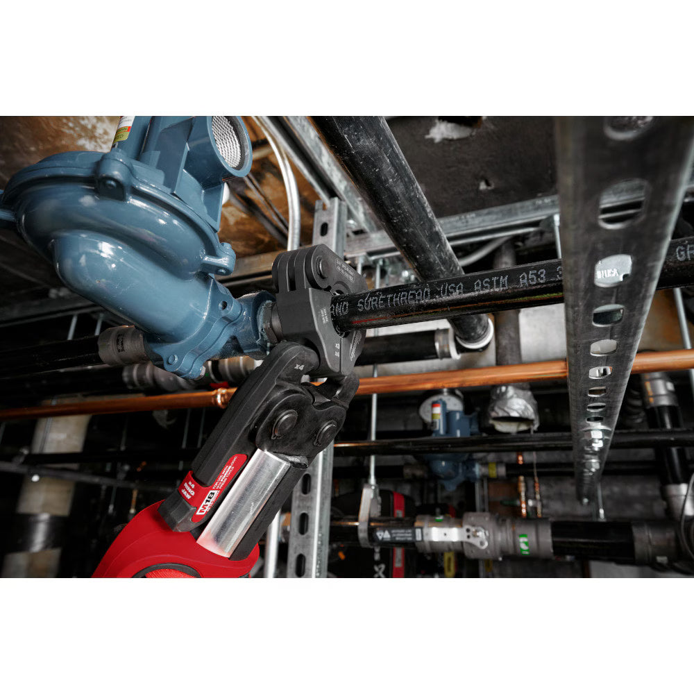 Milwaukee M18 FORCE LOGIC® Press Ring Kit | 1/2"–2" IPS-P Pivoting Press Ring