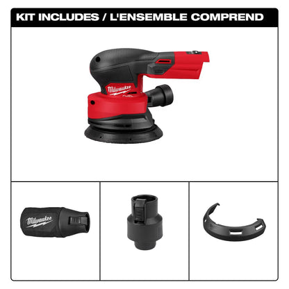 Milwaukee 2837-20 Tool M18 FUEL Lithium-Ion Brushless Cordless 5 inch Random Orbital Sander