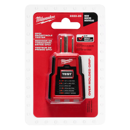 Milwaukee 2223-20 Tool GFCI Receptacle Tester