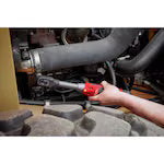 Milwaukee 3054-21 Tool M12 FUEL INSIDER 12V Li-Ion Brushless Cordless 1/4 in - 3/8 in Extended Reach Box Ratchet Kit