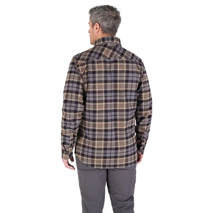 Milwaukee Tool Men's Gray GRIDIRON Flannel Shirt