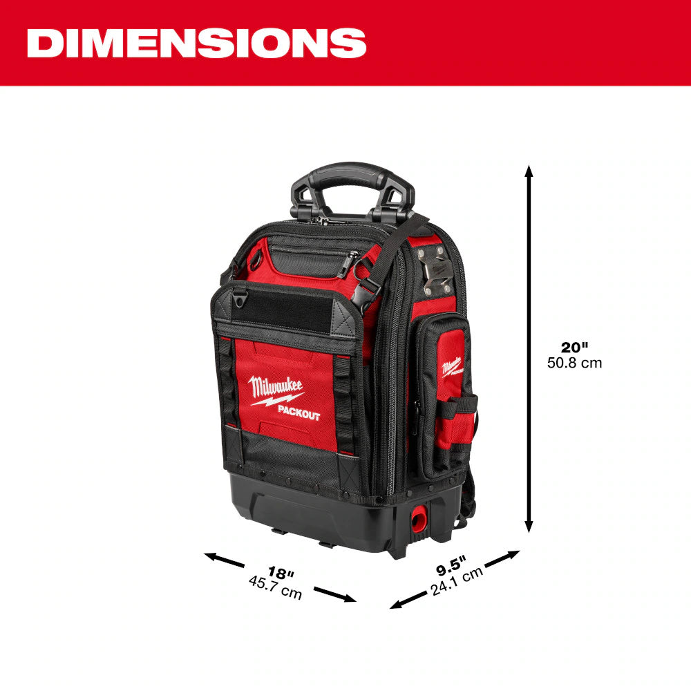 Milwaukee 48-22-8303 Tool PACKOUT Structured Backpack