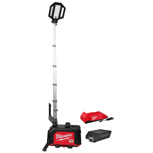 Milwaukee MXF040-1XC Tool MX FUEL ROCKET Dual Power Compact Tower Light Kit with XC406 Battery Pack and MX Charger