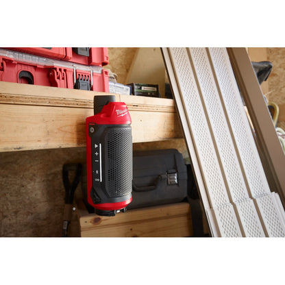 Milwaukee 2955-20 Tool 12-Volt M12 Bluetooth Jobsite Cordless Speaker with PACKOUT Compatibility