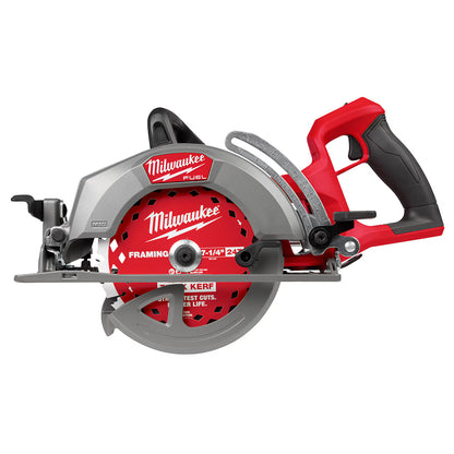 Milwaukee 2930-20 Tool 18-Volt M18 FUEL Lithium-Ion Brushless Cordless 7-1/4 inch Rear Handle Circular Saw (Tool-Only)