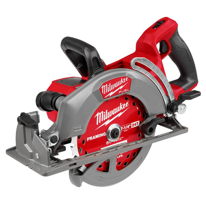 Milwaukee 2930-20 Tool 18-Volt M18 FUEL Lithium-Ion Brushless Cordless 7-1/4 inch Rear Handle Circular Saw (Tool-Only)