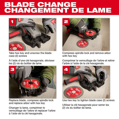 Milwaukee 3675-20 Tool 18-Volt M18 FUEL Lithium-Ion Brushless Cordless 1-1/4 inch Rebar Cutter (Tool-Only)