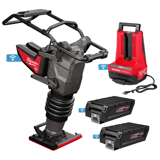 Milwaukee MXF270-2HD Tool MX FUEL Brushless Cordless 70 kg Rammer Combo Kit with (2) HD 12.0 Batteries & MX Super Charger