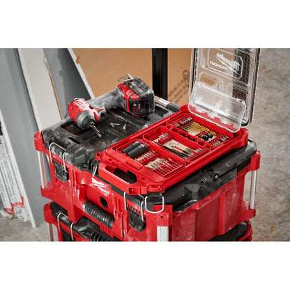 Milwaukee 48-32-5162CA Tool SHOCKWAVE Impact Duty Drill, Drive & Fasten PACKOUT Set (60-Piece)