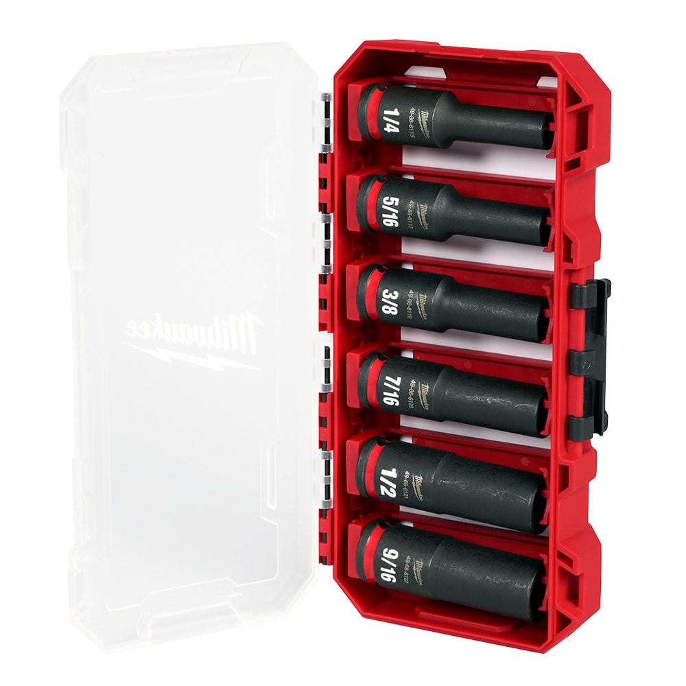 Milwaukee 48-32-5162CA Tool SHOCKWAVE Impact Duty Drill, Drive & Fasten PACKOUT Set (60-Piece)