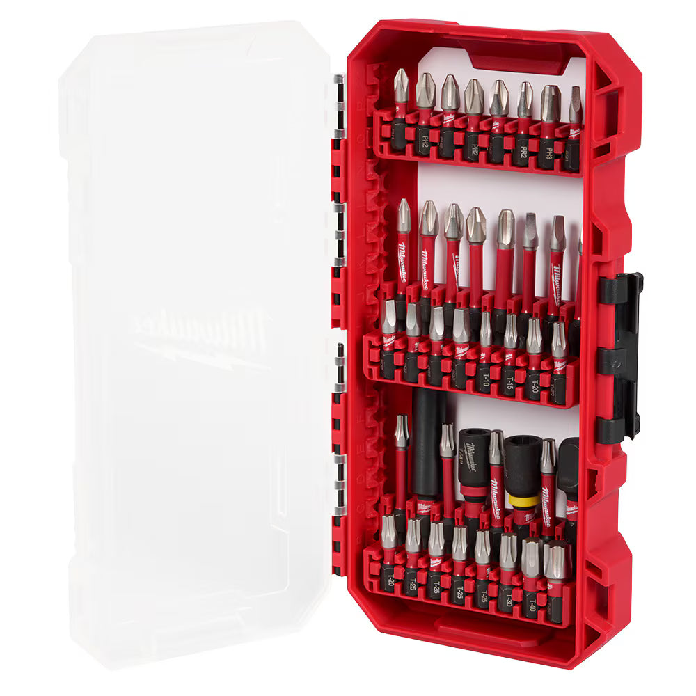 Milwaukee 48-32-5162CA Tool SHOCKWAVE Impact Duty Drill, Drive & Fasten PACKOUT Set (60-Piece)