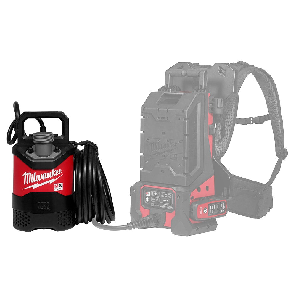Milwaukee MXF211-1XC Tool MX FUEL Brushless Cordless 1HP 2 in. Submersible Pump Kit w/ (1) XC 8.0 Battery & Rapid Charger