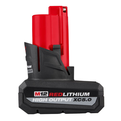Milwaukee 48-59-2450P M12 5.0 Ah Battery & Charger Starter Kit