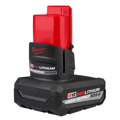 Milwaukee 48-59-2450P M12 5.0 Ah Battery & Charger Starter Kit