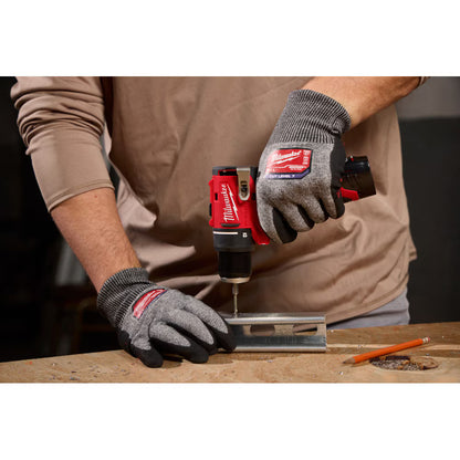 Milwaukee 3401-22 Tool M12 12V Lithium-Ion Brushless Cordless 3/8 in. Drill/Driver w/ (2) 2.0 Ah Batteries