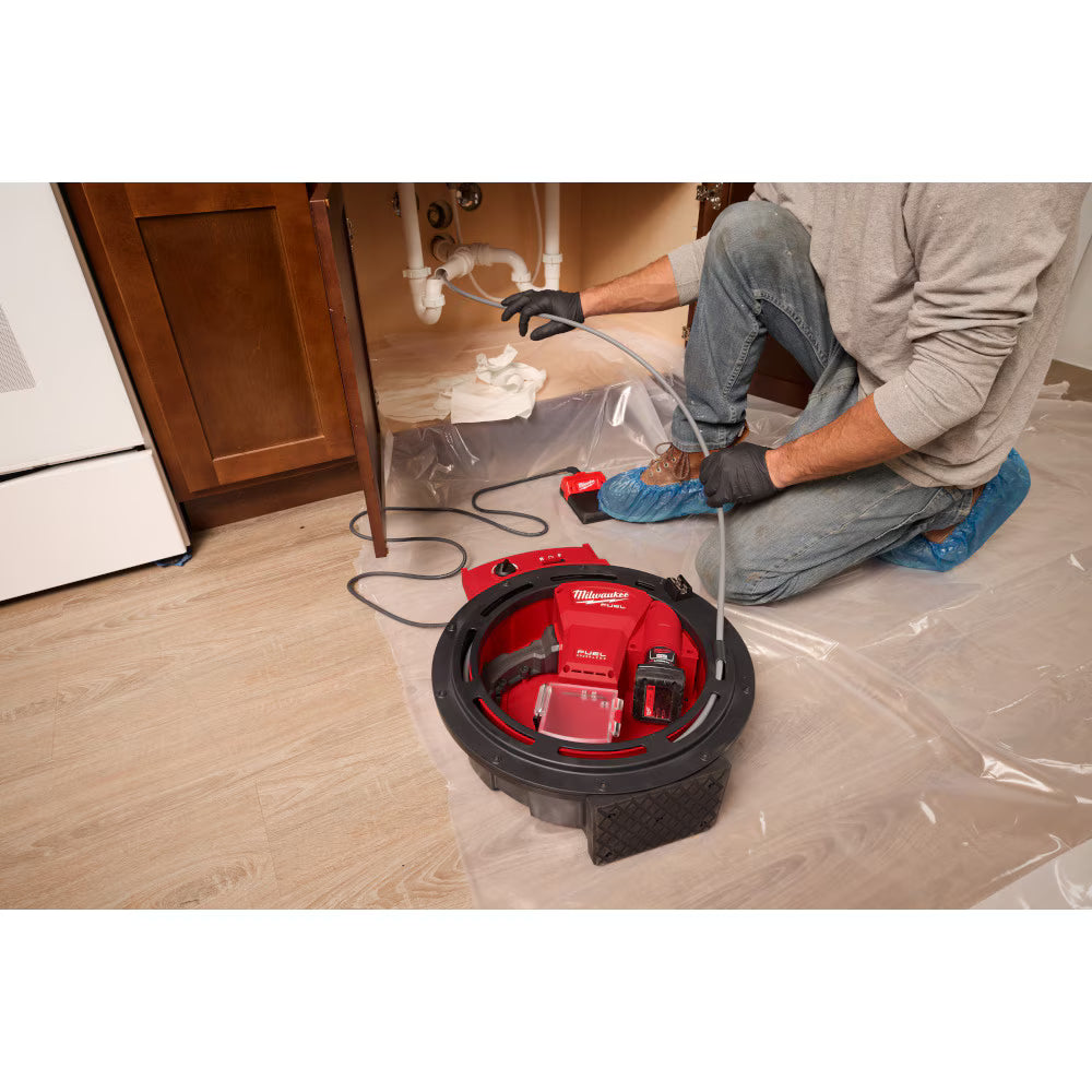 Milwaukee 2519-21 Tool M12 12-Volt Lithium-Ion High Speed Chain Snake for 1-1/4 inch -2 inch Pipes