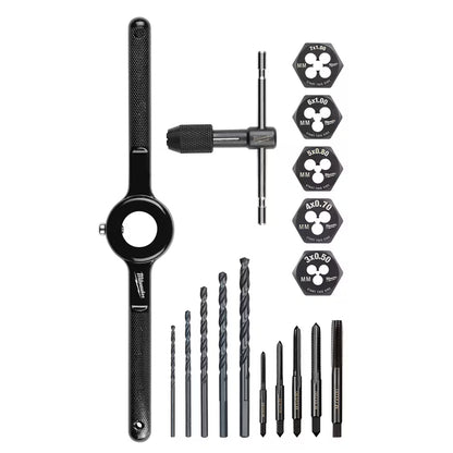 Milwaukee 49-22-5601 Tool Metric Tap and Die Set (17-Piece)