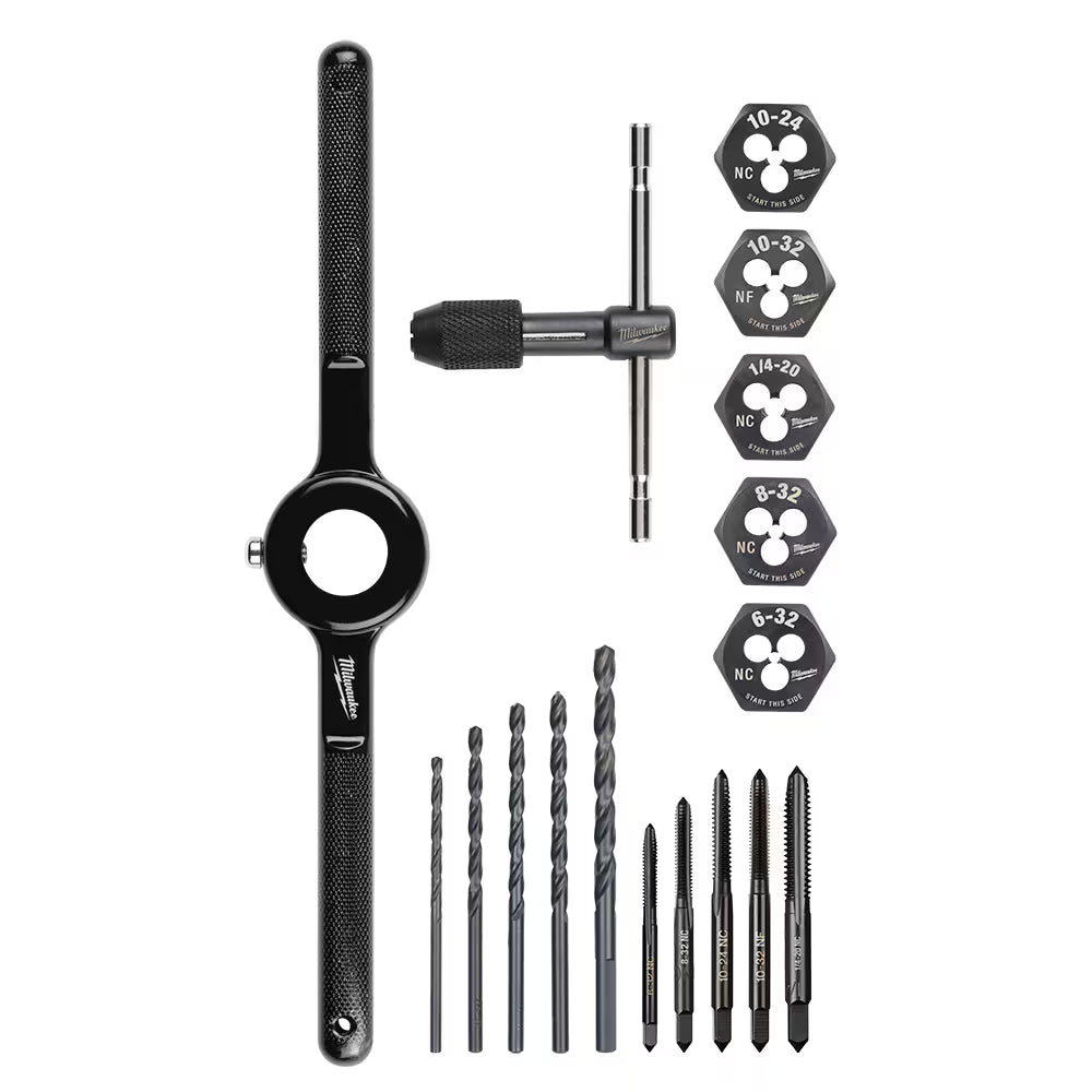 Milwaukee 49-22-5600 Tool SAE Tap and Die Set (17-Piece)