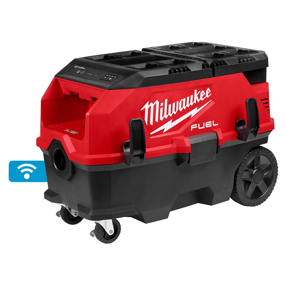 Milwaukee 0888-20 Tool M18 FUEL 18-Volt Li-Ion Cordless 9 Gal. Dual-Batt Dust Extractor with PACKOUT and VACLINK