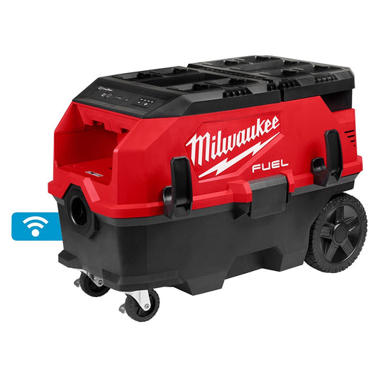 Milwaukee 0888-20 Tool M18 FUEL 18-Volt Li-Ion Cordless 9 Gal. Dual-Batt Dust Extractor with PACKOUT and VACLINK