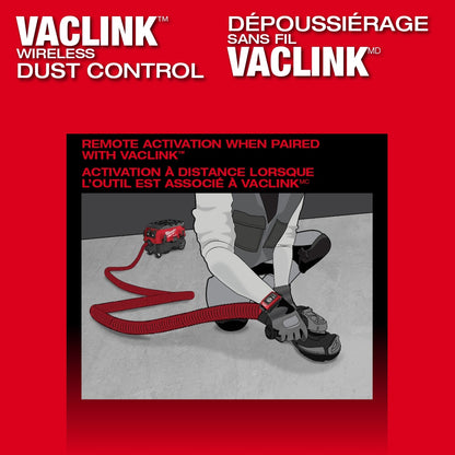 Milwaukee 0888-20 Tool M18 FUEL 18-Volt Li-Ion Cordless 9 Gal. Dual-Batt Dust Extractor with PACKOUT and VACLINK